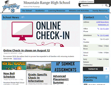 Tablet Screenshot of mountainrange.adams12.org