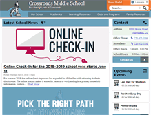 Tablet Screenshot of crossroads.adams12.org