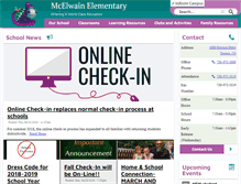 Tablet Screenshot of mcelwain.adams12.org
